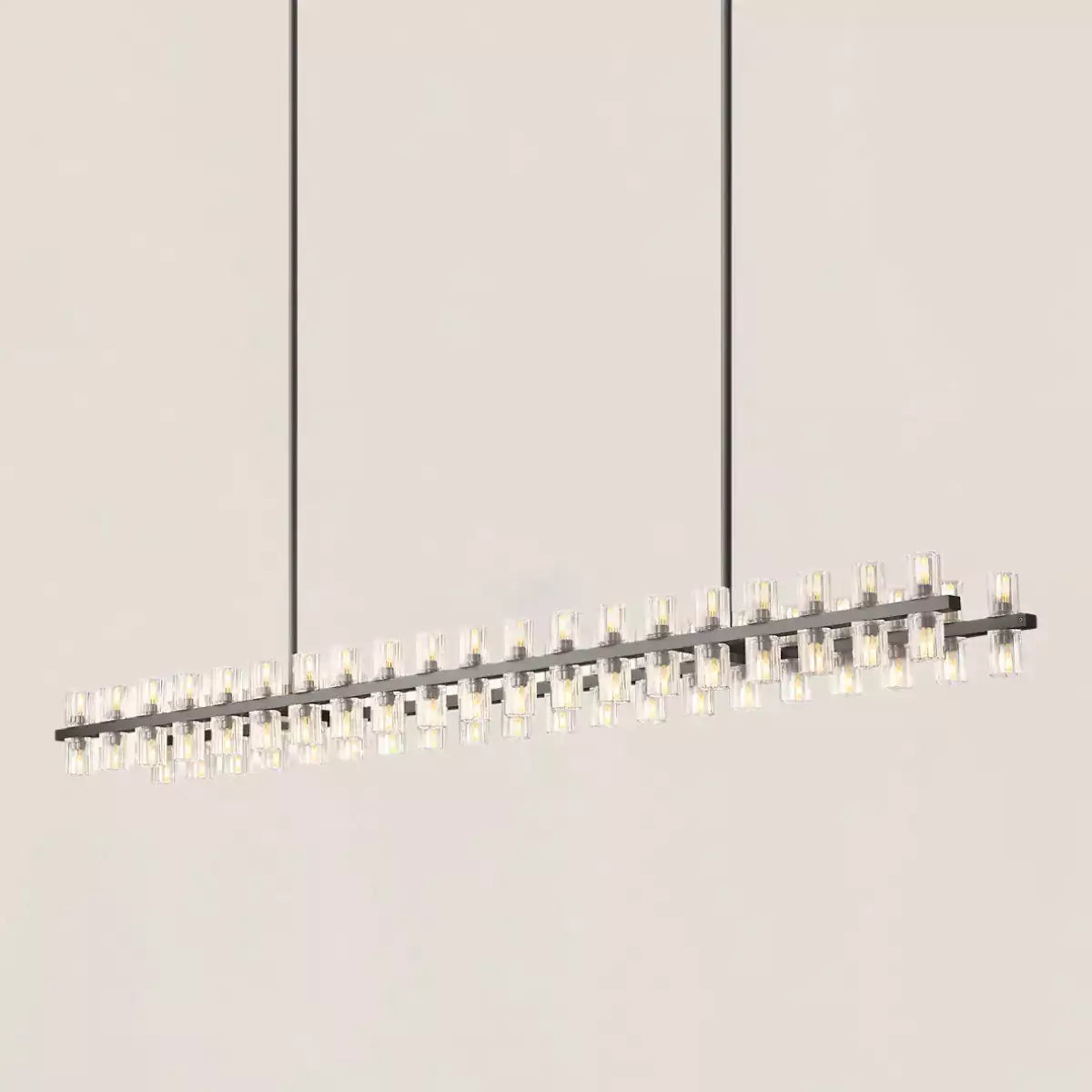 KL Arcachen LED Rectangular Chandelier 72"