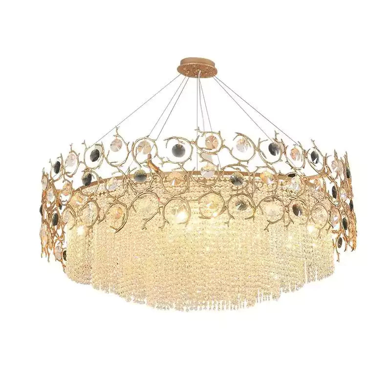 Art Dining Crystal Branch Chandelier