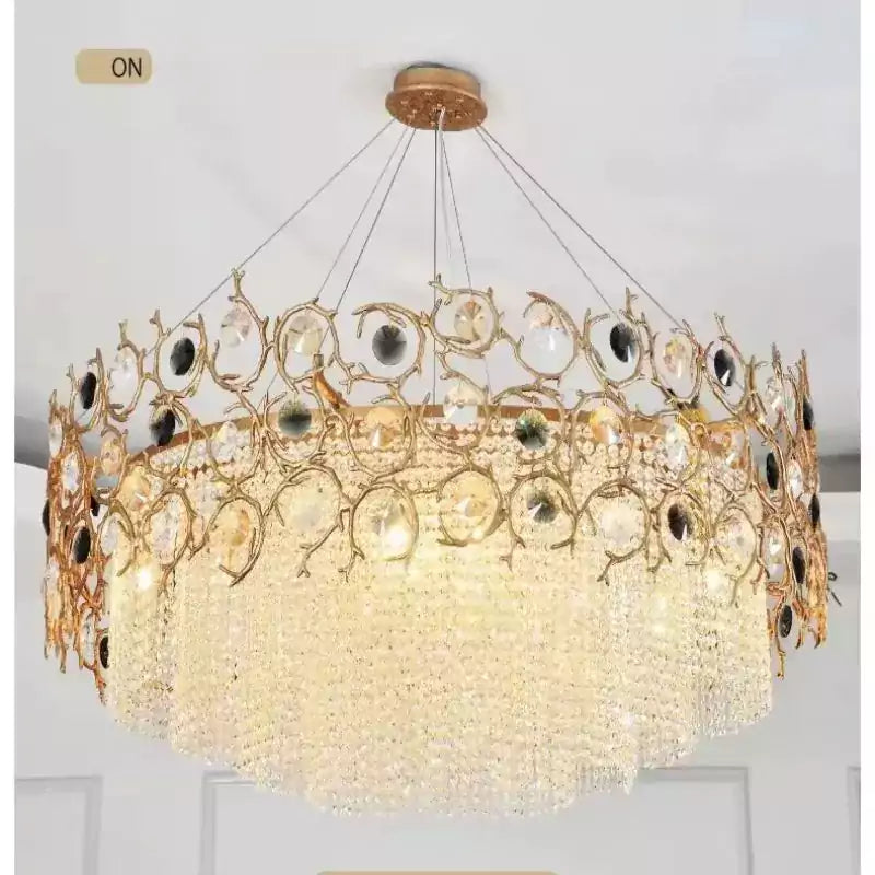 Art Dining Crystal Branch Chandelier