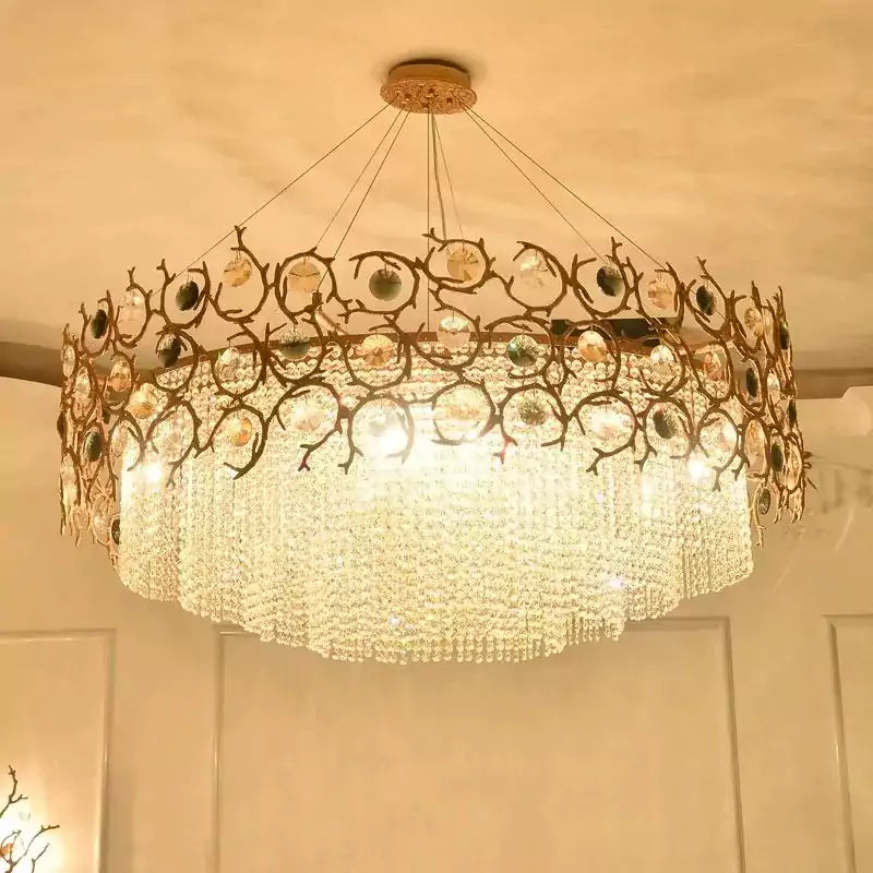 Art Dining Crystal Branch Chandelier