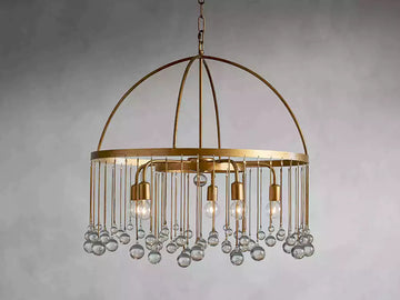 KL Aubray Round Chandelier