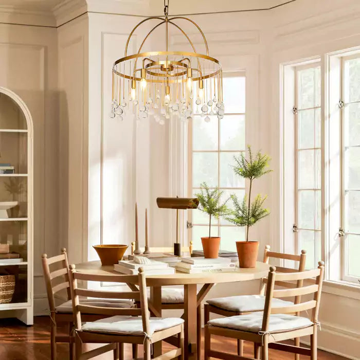 KL Aubray Round Chandelier