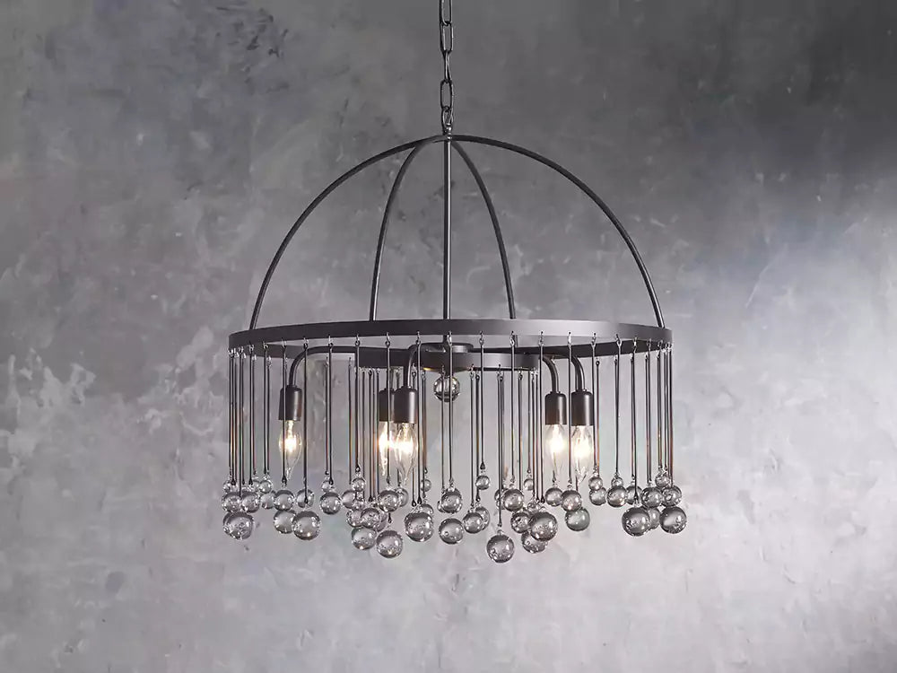 KL Aubray Round Chandelier