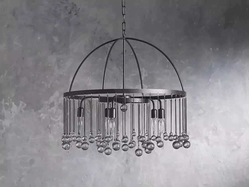 KL Aubray Round Chandelier