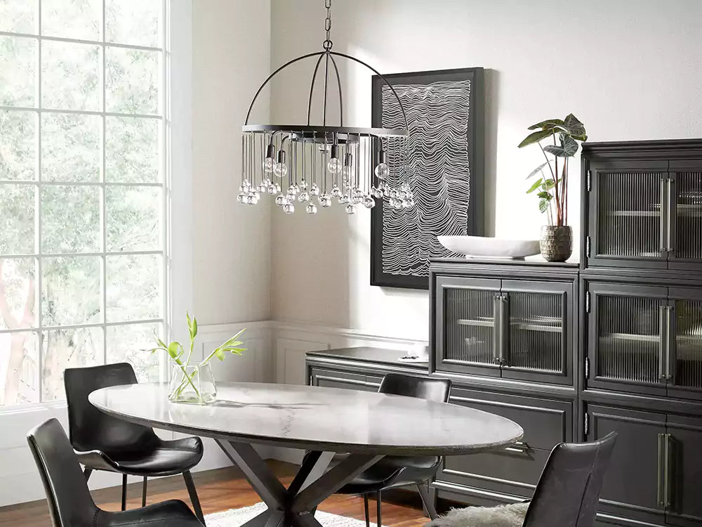 KL Aubray Round Chandelier