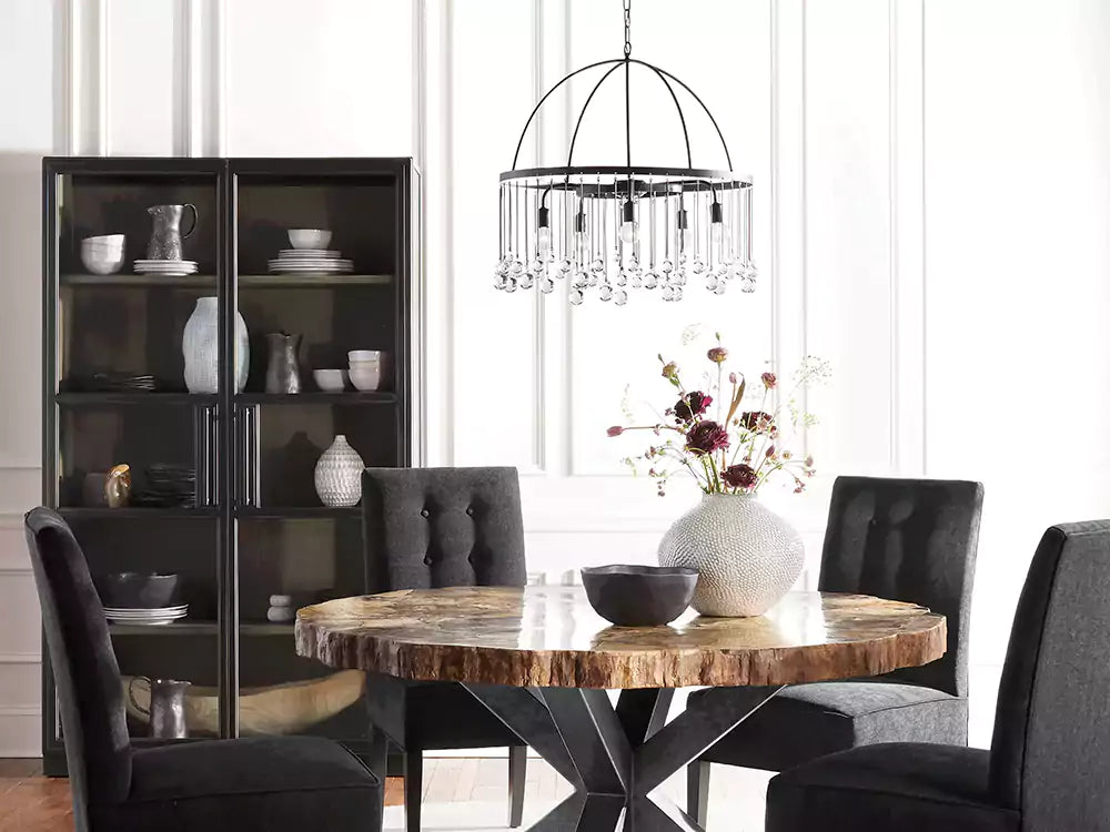 KL Aubray Round Chandelier