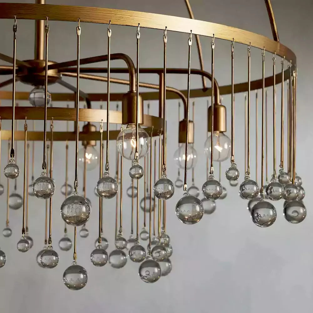 KL Aubray Round Chandelier