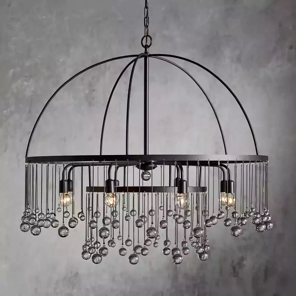 KL Aubray Round Chandelier