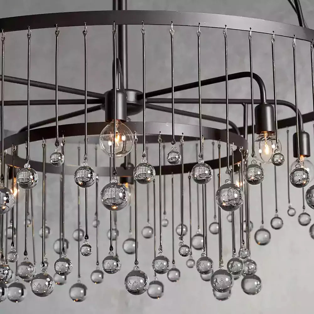 KL Aubray Round Chandelier