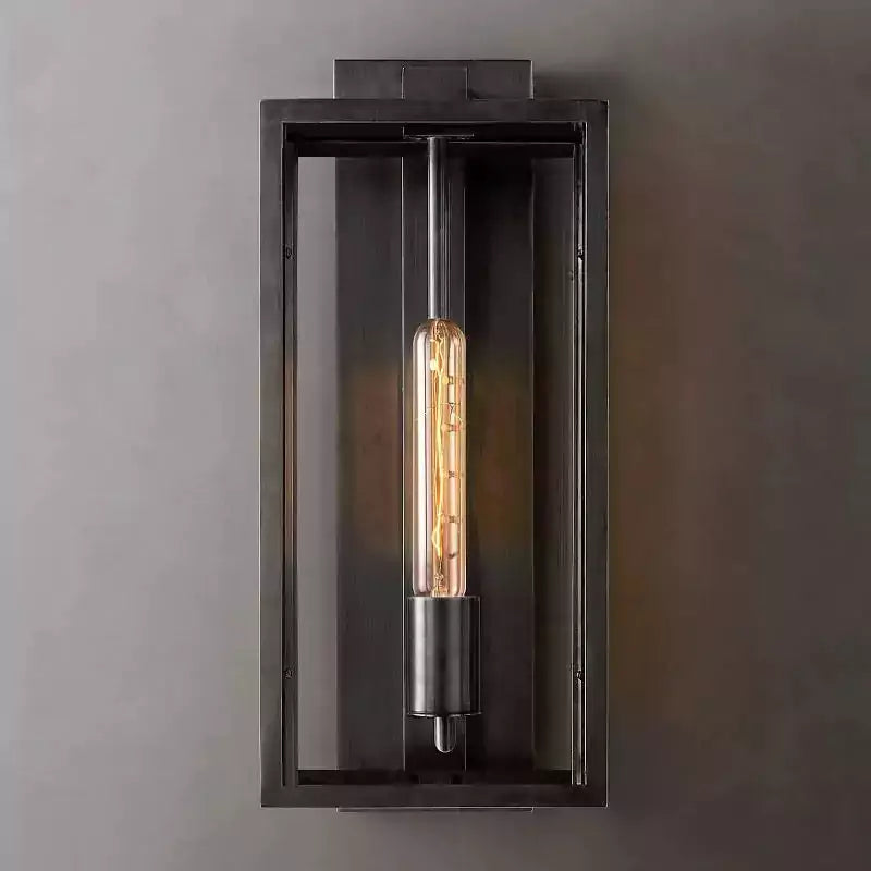 KL Becker Square Wall Sconce 18"