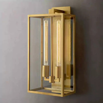 KL Becker Square Wall Sconce 21"