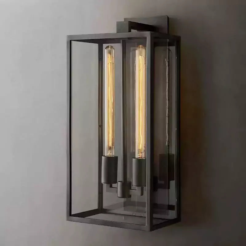 KL Becker Square Wall Sconce 21"