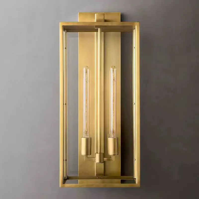 KL Becker Square Wall Sconce 28"