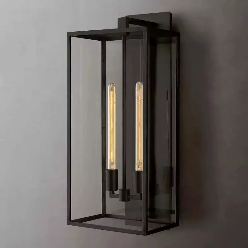 KL Becker Square Wall Sconce 28"