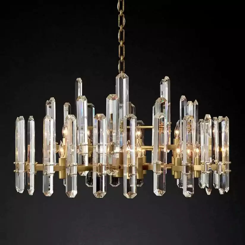 KL Boniton Round Chandelier 36"