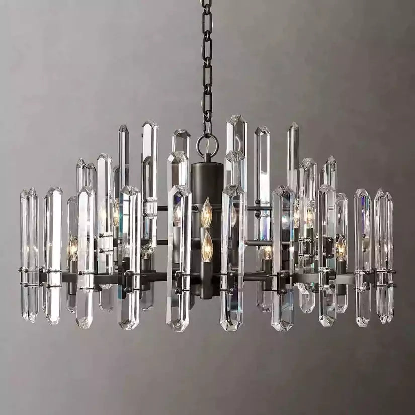 KL Boniton Round Chandelier 36"