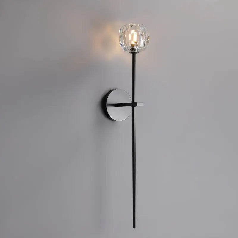 KL Bulla De Crystal Clear Glass Grand Wall Sconce