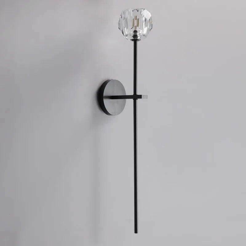 KL Bulla De Crystal Clear Glass Grand Wall Sconce