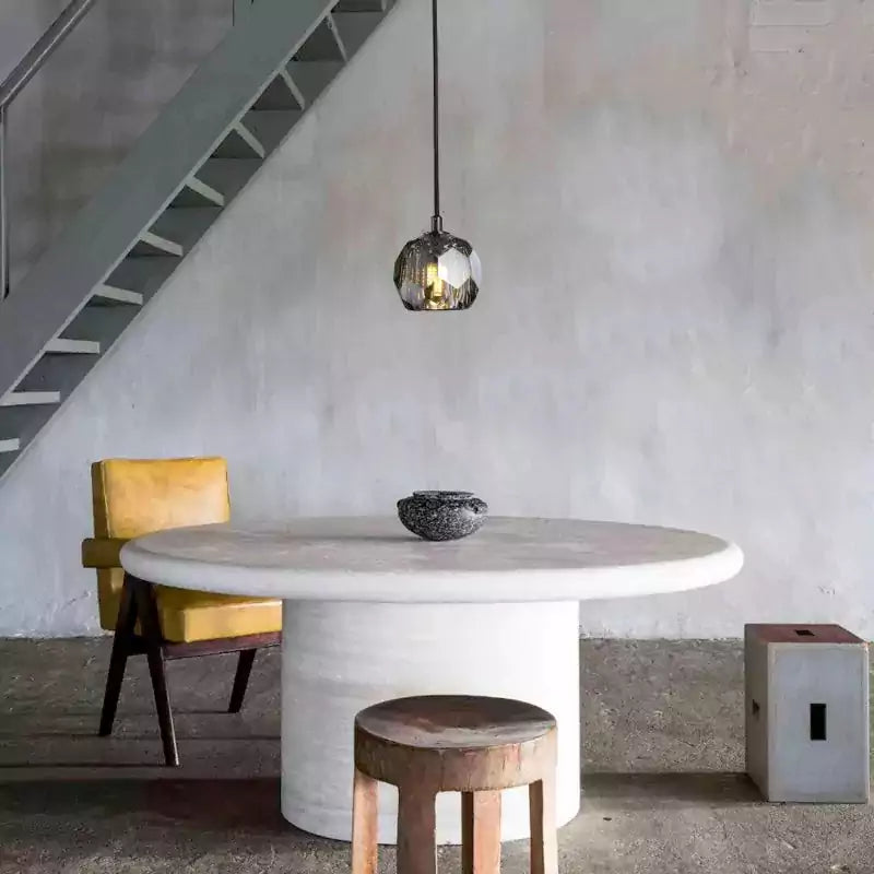 KL Bulla De Crystal Clear Glass Cord Pendant
