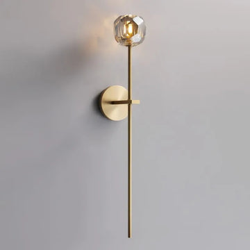 Boula Radiant Crystal Smoke Glass Grand Wall Sconce