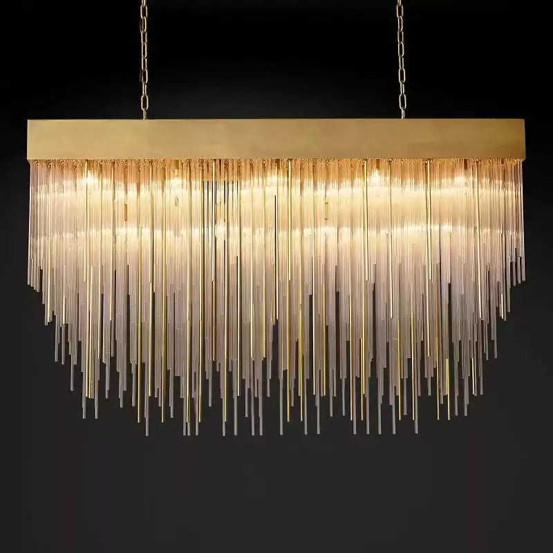 KL Casa Rectangular Chandelier 54"