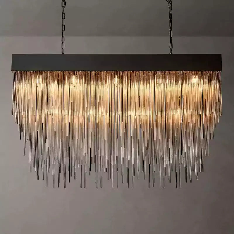 KL Casa Rectangular Chandelier 54"