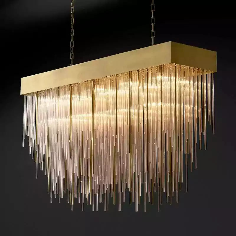 KL Casa Rectangular Chandelier 54"