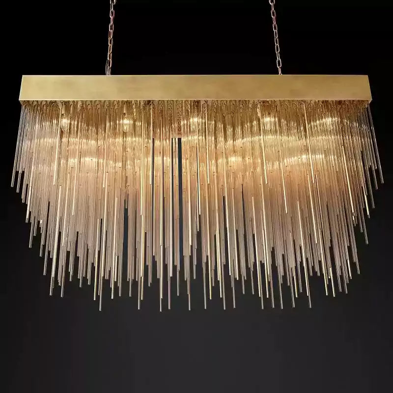 KL Casa Rectangular Chandelier 54"