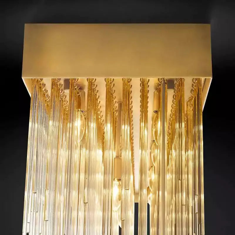 KL Casa Rectangular Chandelier 54"