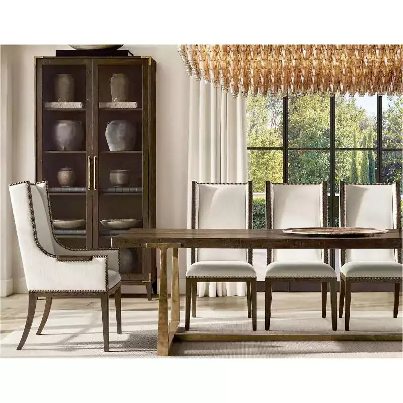 KL Chiaray Smoke Glass Tiered Rectangular Chandelier 54"