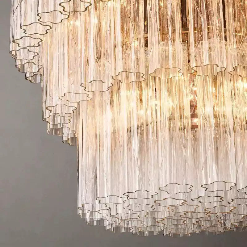 KL Cielle Three-Tier Round Chandelier 36"
