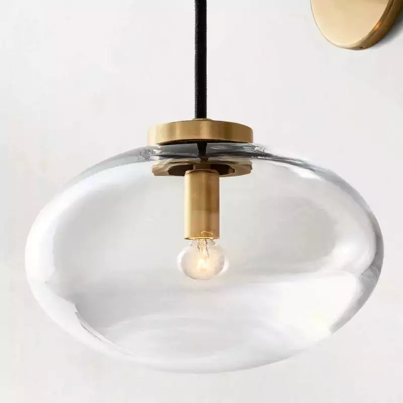 KL Cabret Clear Glass Wall Sconce