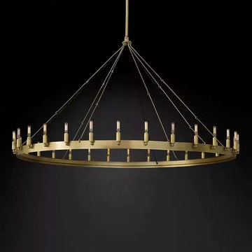 KL Camina Vintage Filament Round Chandelier 63"