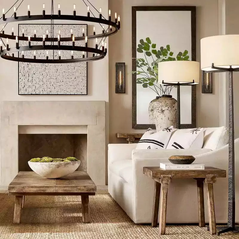KL Camina Vintage Filament Two-Tier Chandelier 63"