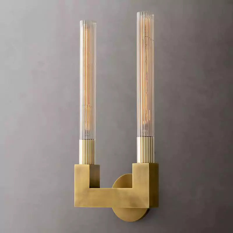 KL Cannala Glass Double Wall Sconce