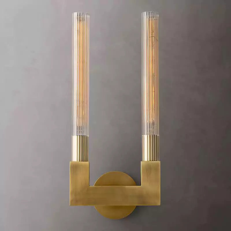 KL Cannala Glass Double Wall Sconce