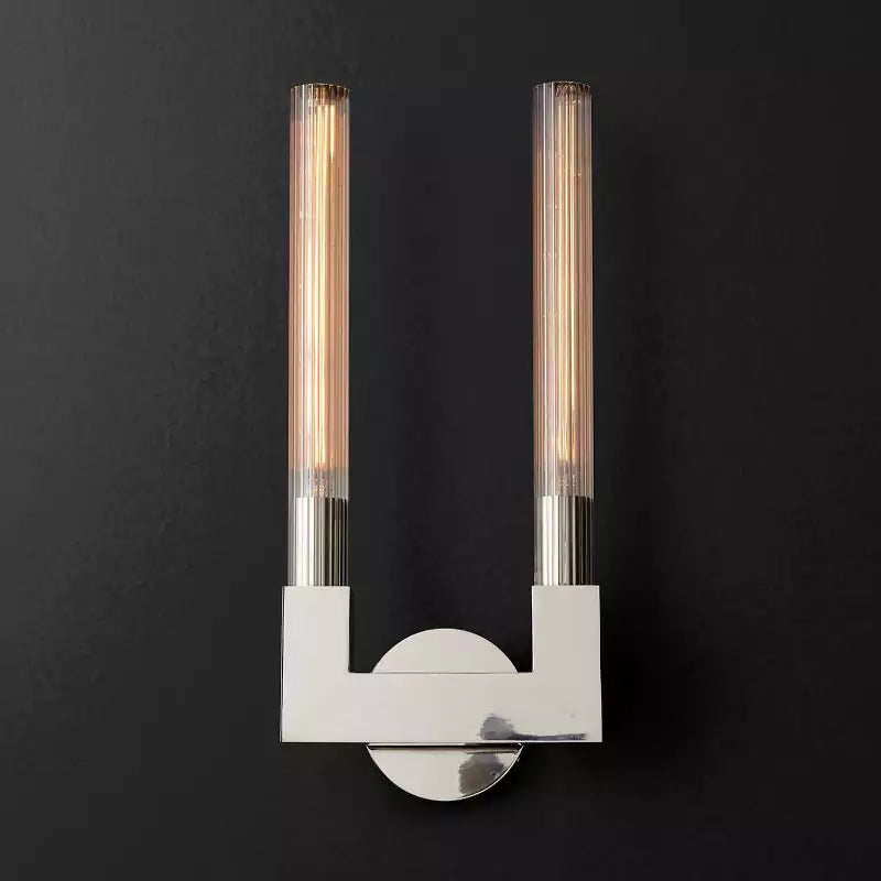 KL Cannala Glass Double Wall Sconce