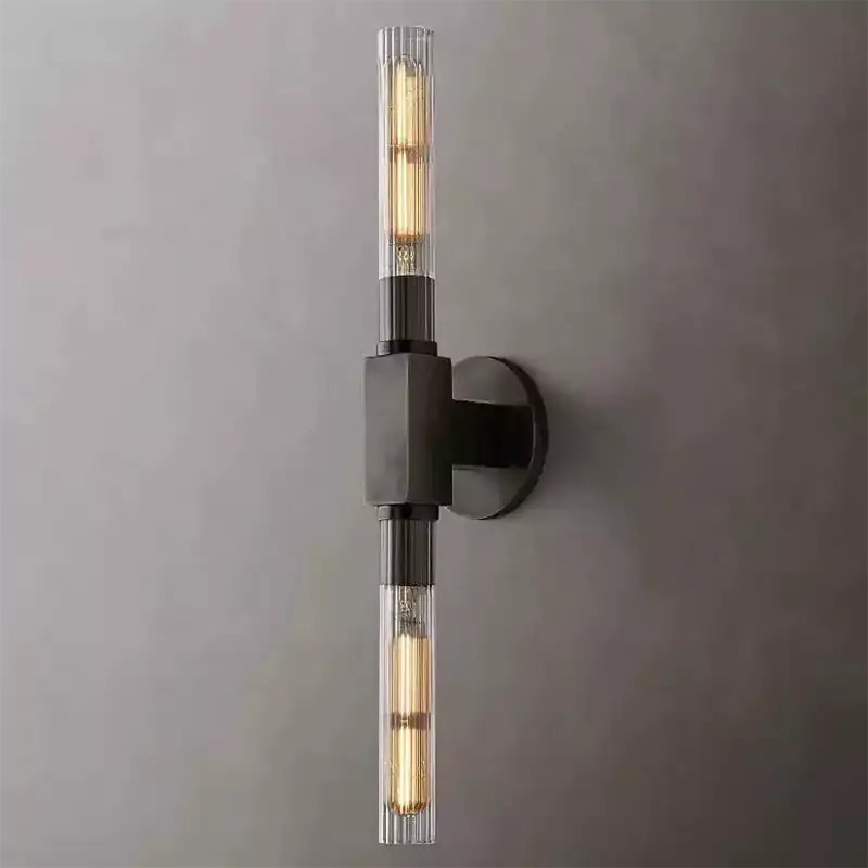 KL Cannala Glass Linear Wall Sconce