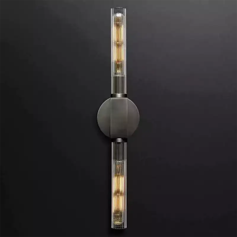 KL Cannala Glass Linear Wall Sconce