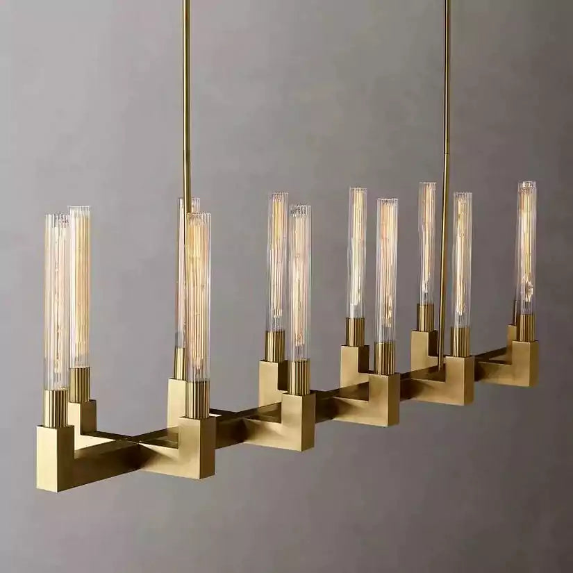 KL Cannala Linear Chandelier 67"