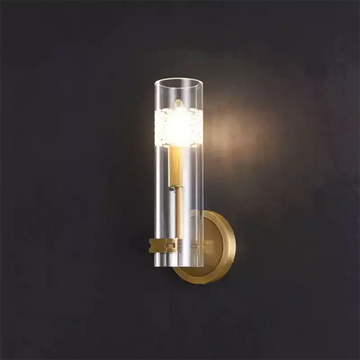 Chamont Brass Kaleidoscope Wall Sconce