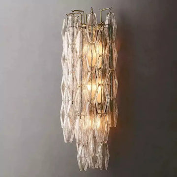 KL Chiaray Clear Glass Grand Wall Sconce