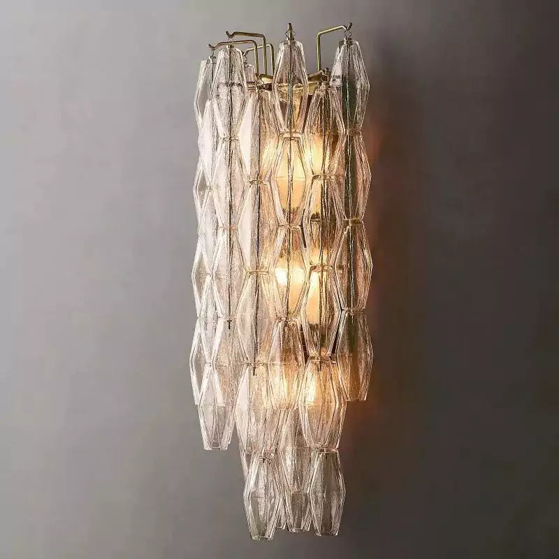 KL Chiaray Clear Glass Grand Wall Sconce