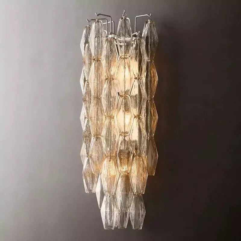 KL Chiaray Clear Glass Grand Wall Sconce