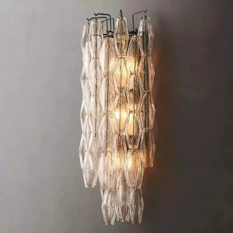 KL Chiaray Clear Glass Grand Wall Sconce
