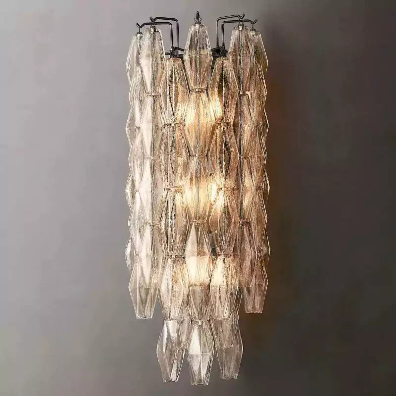KL Chiaray Clear Glass Grand Wall Sconce