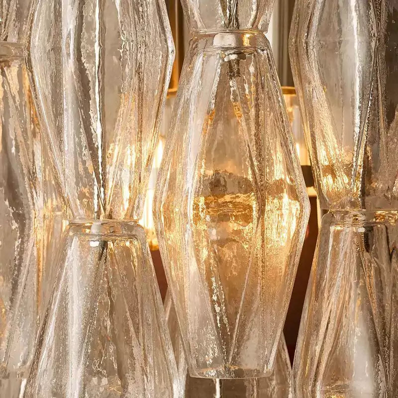 KL Chiaray Clear Glass Wall Sconce