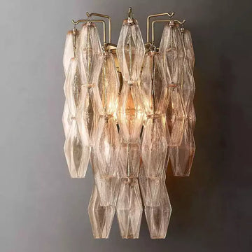KL Chiaray Clear Glass Wall Sconce