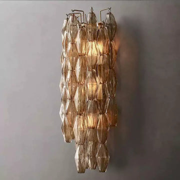 KL Chiaray Smoke Glass Grand Wall Sconce