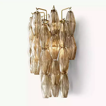 KL Chiaray Smoke Glass Wall Sconce